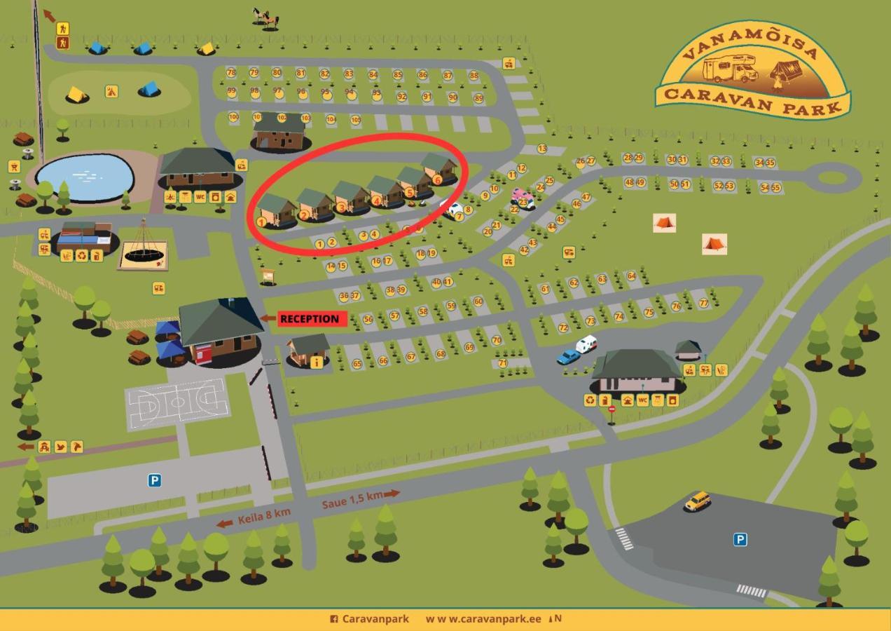 Vanamoisa Caravan Park Saue Kültér fotó